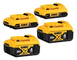 Dewalt DCB324-4 20A MAX 2A 4A Compact Lithium Power Tool Battery, 4-Pack - £423.19 GBP