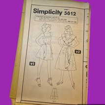Simplicity 5812 Skirt Pattern Miss 10 1982 Uncut Complete No Envelope Re... - £7.74 GBP