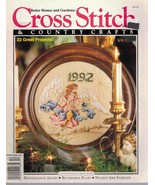 Cross Stitch &amp; Country Crafts Magazine Dec 1992 22 Projects Noah&#39;s Ark S... - £11.89 GBP