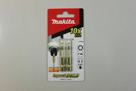 Makita B-28248 Pack of 2 Impact GOLD Torsion Bit 50MM T20 Screwdriver - £17.26 GBP