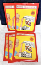 5 1970s Dazey Seal-A-Meal SAM Cooking Pouches MIP Great Shape Original P... - $18.32