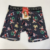 Disney Mickey Mouse Crazy Boxer Daffy Duck Goofy Christmas Men&#39;s Sz M 32-34&quot; - $11.88