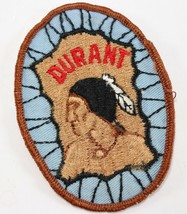 Vintage Oval Durant Dreamweaver Twill Boy Scouts America Camp Patch - £9.49 GBP