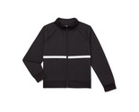 Athletic Works Girls Two-Tone Sweat Jacket, Size M (7-8) Color Black - $14.84