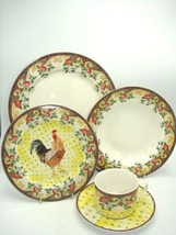 Petite Provence by AMERICAN ATELIER Various Roosters 5-Piece Place Setting  - £25.00 GBP