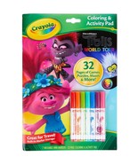 Crayola Coloring and Activity Pad Markers, TrollsTopia - £21.79 GBP