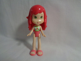 Strawberry Shortcake Mini Doll Figure Dollhouse 2008 w/ sandals - Nude - £1.83 GBP