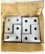 BULK LOT~21 Durable Morris Corner Angle Plates, 3 Holes CAT. #17632, Sil... - $1,257.53 MXN