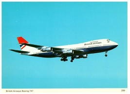 British Airways Boeing 747 Charles Skilton Postcard - £5.90 GBP