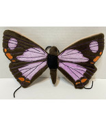 Fabric Butterfly Decoration with Suction Cups Purple Orange Brown 8.75 x... - £8.32 GBP