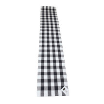 Kinara Madison Buffalo Check Dark Blue &amp; White Table Runner 13x72 inches - $14.84