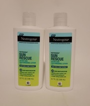 2 Neutrogena Sun Rescue After Sun Replenishing Lotion Aloe And Mint, 6.7... - £17.12 GBP