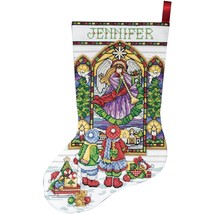 Design Works Counted Cross Stitch Kit 17inch Long Stained Glass 14 Count - $60.49