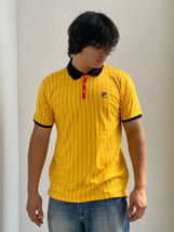 Men’s Fila Yellow | Navy | Red Short Sleeve Polo Shirt NWT - £46.41 GBP