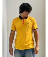 Men’s Fila Yellow | Navy | Red Short Sleeve Polo Shirt NWT - £46.35 GBP