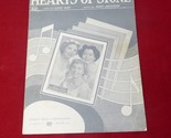 VTG 1954 Sheet Music HEARTS OF STONE Eddy Ray Rudy Jackson FONTAINE SISTERS - $7.91