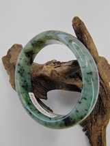 51.60 X 44.90mm Oval Shape Natural Burma Jadeite Jade Bangle Bracelet #230 carat - £1,265.52 GBP