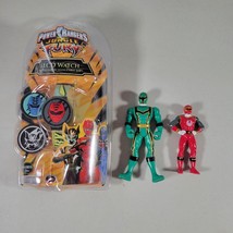Power Rangers Watch and Action Figures Red and Green Watch and Figures - £14.18 GBP
