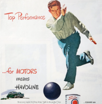 1947 Texaco Motor Oil And Gasoline Advertisement Havoline Automobilia DW... - $55.44 CAD