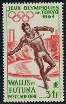 Wallis &amp; Futuna SC # c19 MNH Olympic Tokyo Javelin Air (1964) - £8.63 GBP