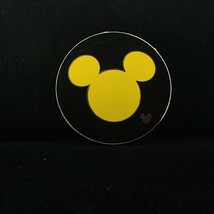 Disney Cast Lanyard Hidden Mickey Icon Yellow Pin 41188 - £5.58 GBP