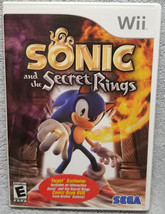 Sonic and the Secret Rings - Nintendo Wii 2007 - CIB w/ Manual &amp; Inserts Tested - £23.94 GBP