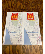 Pittsburgh McMap vintage McDonald&#39;s fast food maps of Pittsburgh landmarks - $24.70