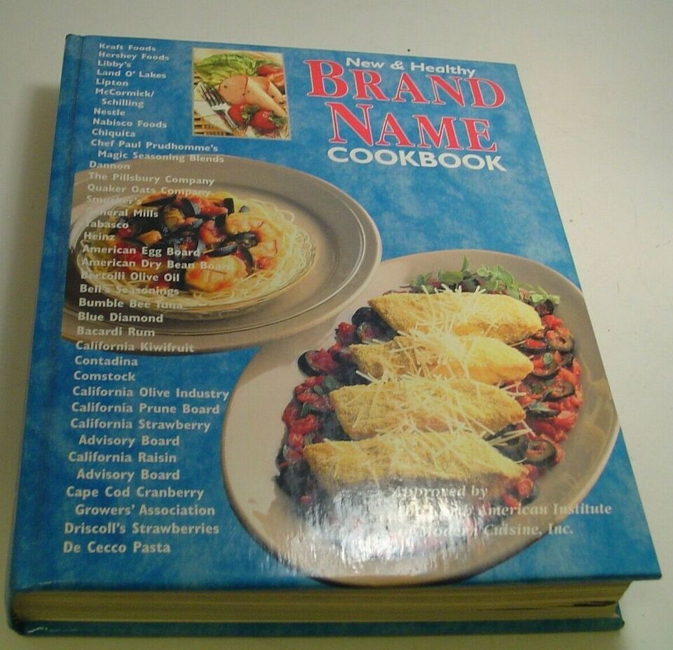 Brand Name Cookbook-New &amp; Healthy, Hardcover book by Hedi Levine 1995 - $3.39