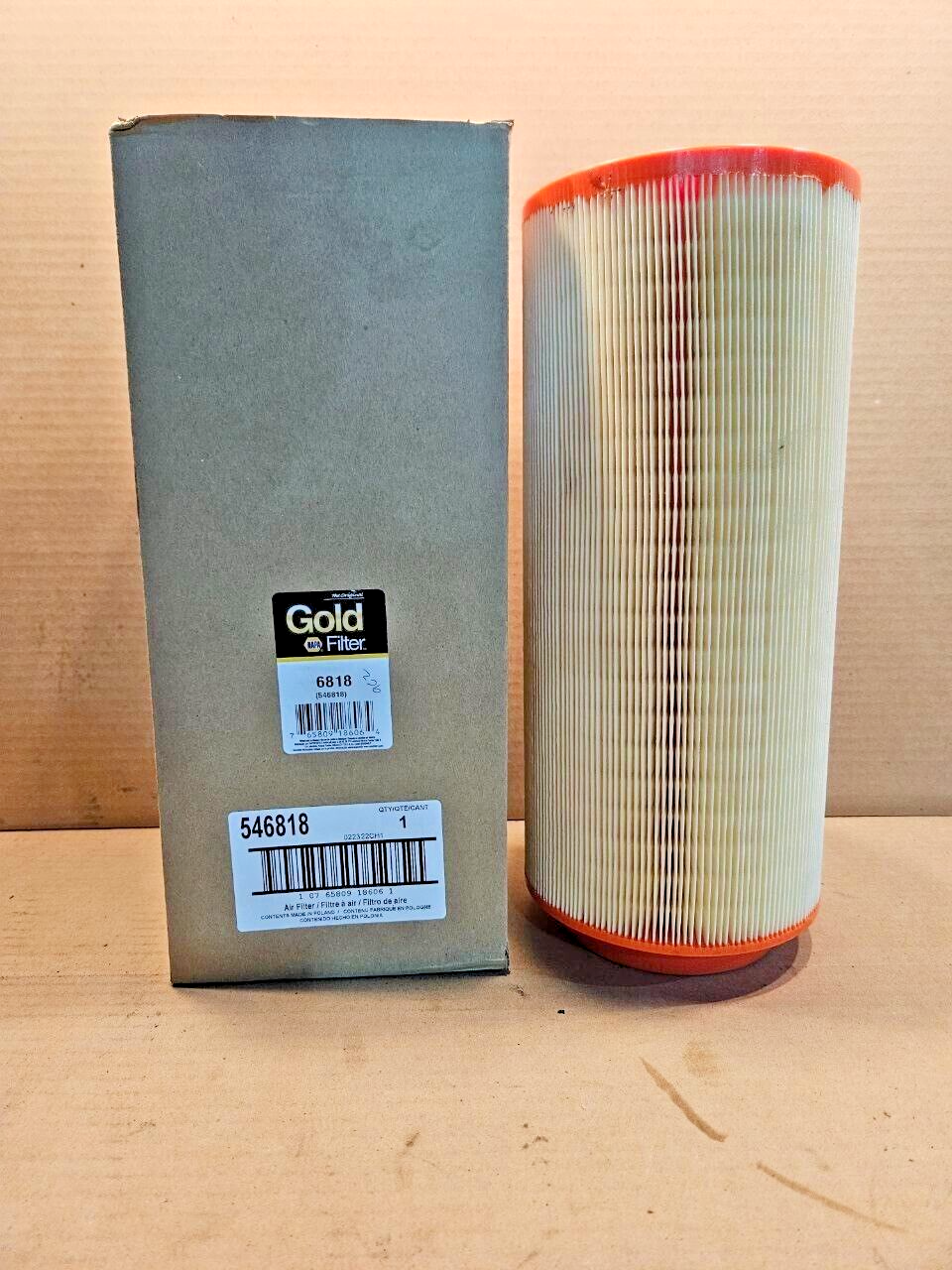 New Napa Gold 6818 Air Filter 546818 OEM - Filters