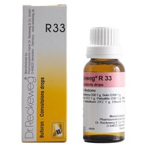 3x Dr Reckeweg Germany R33 Epilepsy Drops 22ml | 3 Pack - £19.81 GBP