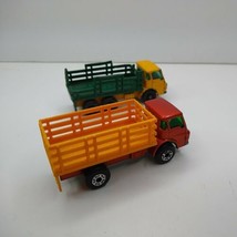 Vintage 1976 Matchbox #71 and #37 Superfast Cattle Truck  - £15.97 GBP