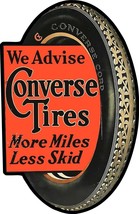 Converse Tires Laser Cut  Metal Advertisement Sign - £54.17 GBP