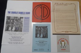 Charlie Daniels Band 5 pc 1990 Promo + Sticker Flyer CDB Volunteers Coll... - £15.62 GBP