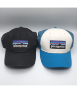 Pair of 2 Patagonia Logo P-6 Snapback Logo Trucker Hat Adjustable Cap - $545.33 MXN