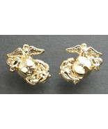 US MARINE CORPS ENLISTED MINI LAPEL PIN SET OF 2 LEFT AND RIGHT 1/2 INCH - £6.75 GBP
