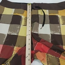 Quiksilver Cypher Series 4 Way Stretch Men's 36 (36×11) Multicolor Plaid Shorts image 10
