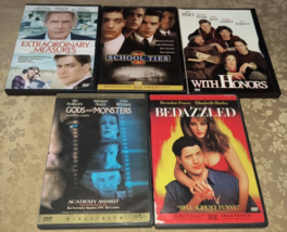 5 Brendan Fraser DVDs - Gods &amp; Monsters + School Ties + Bedazzled + With Honors+ - £14.38 GBP