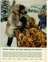 1972 Playboy Vintage Print Ad What Sort Of Man Reads Playboy Well Traveled Man - £11.57 GBP