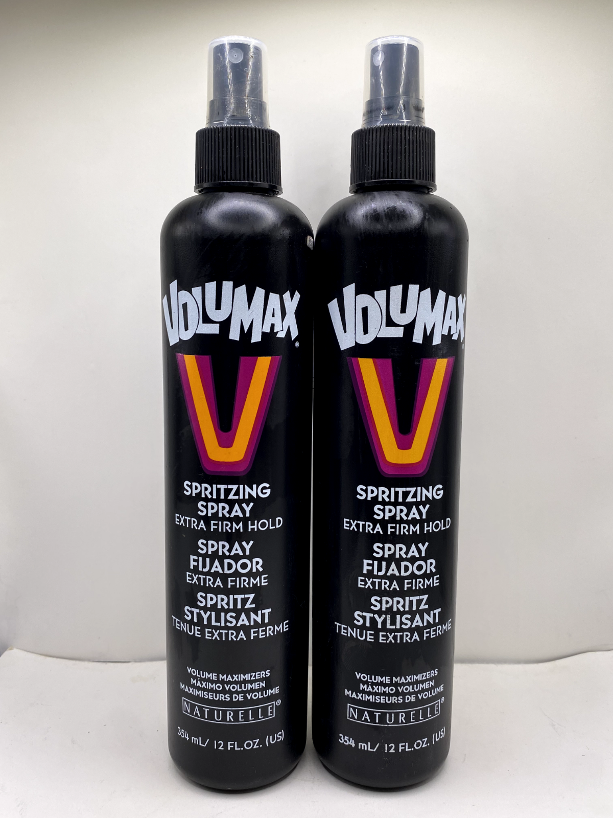 (2) Naturelle Volumax Spritzing Spray Extra Firm Hold 12oz - $59.99