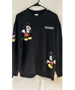 Disney Resort Mickey Mouse Black Unisex Sweatshirt Size Medium - £27.06 GBP