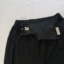 Dana Buchman Women's Black 100% Pure Wool Lined Pencil Skirt Measured Waist 30" image 9