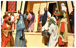 Jesus Drives The Merchants and Money Lenders From The Temple Florida Postcard - £5.20 GBP