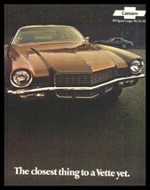 1971 Chevrolet Camaro Original Brochure- RS SS Z28 Xlnt 71 - £12.06 GBP