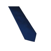 Men's Authentic DKNY Tie Classic Woven Silky Feel #DKNY1 Solid Navy Blue image 4
