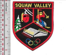 Vintage Skiing California Squaw Valley Ski Resort 1960 Winter Olympics Patch - £7.96 GBP