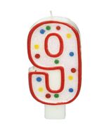 Candle Jumbo #9 Molded Number Happy Birthday Party Cake Topper Decoratio... - €4,28 EUR Candle Jumbo #9 Molded Number Happy Birthday Party Cake Topper Decoratio... - €4,28 EUR