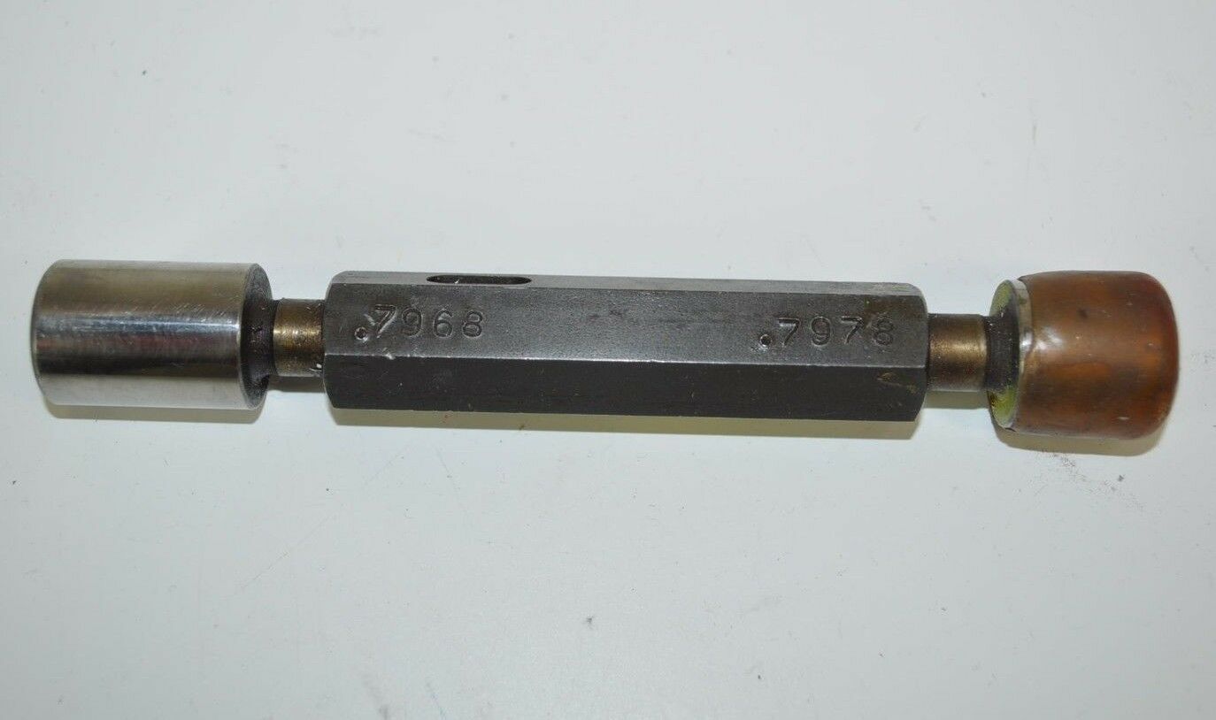 Go/No Go Plug Gage  GO .7968 - NOT GO .7978 - $13.36