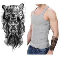 Tiger Shaman Henna Temporary Tattoo - $6.00