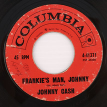 Johnny Cash – Frankie&#39;s Man, Johnny / You Dreamer You - 45 rpm Vinyl 7&quot; Single - £3.03 GBP
