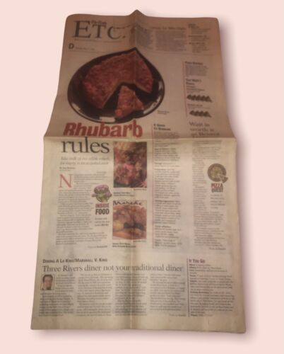 The Elkhart Truth May 17, 2004 “Rhubarb Rules” Indiana Newspaper - $2.87